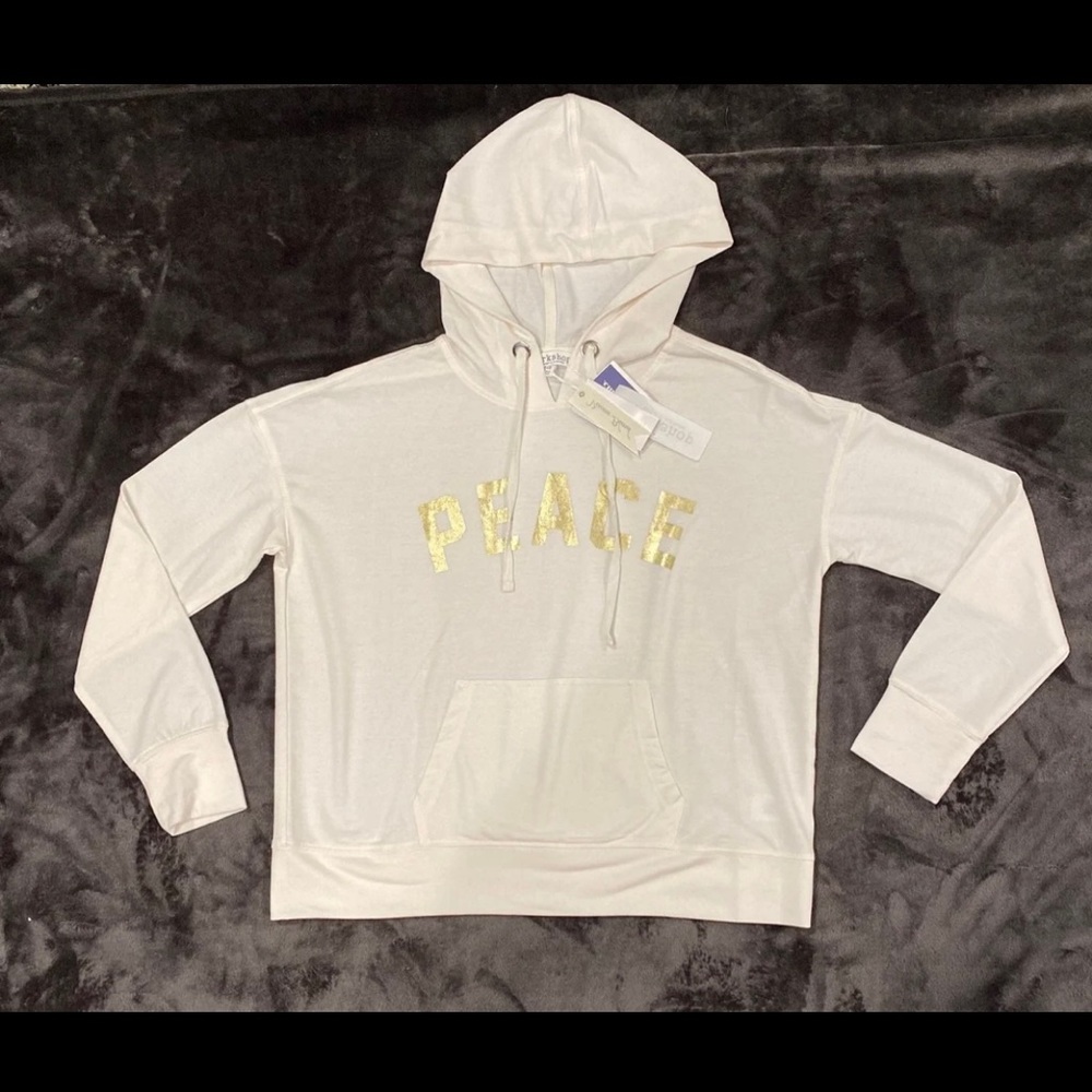 Womens X-Small Peace Hoodie NWT